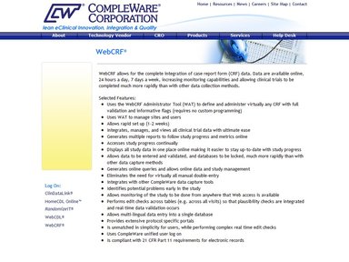 Image of WebCRF